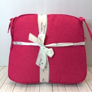 Brooks Brothers Pink Chair Pads 2 Pack
